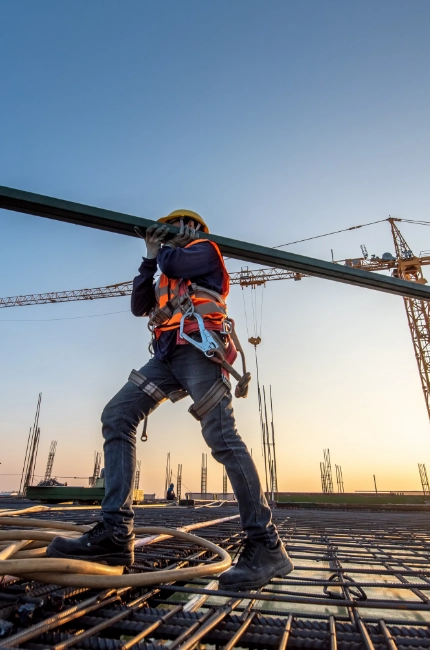 Construction worker construction site